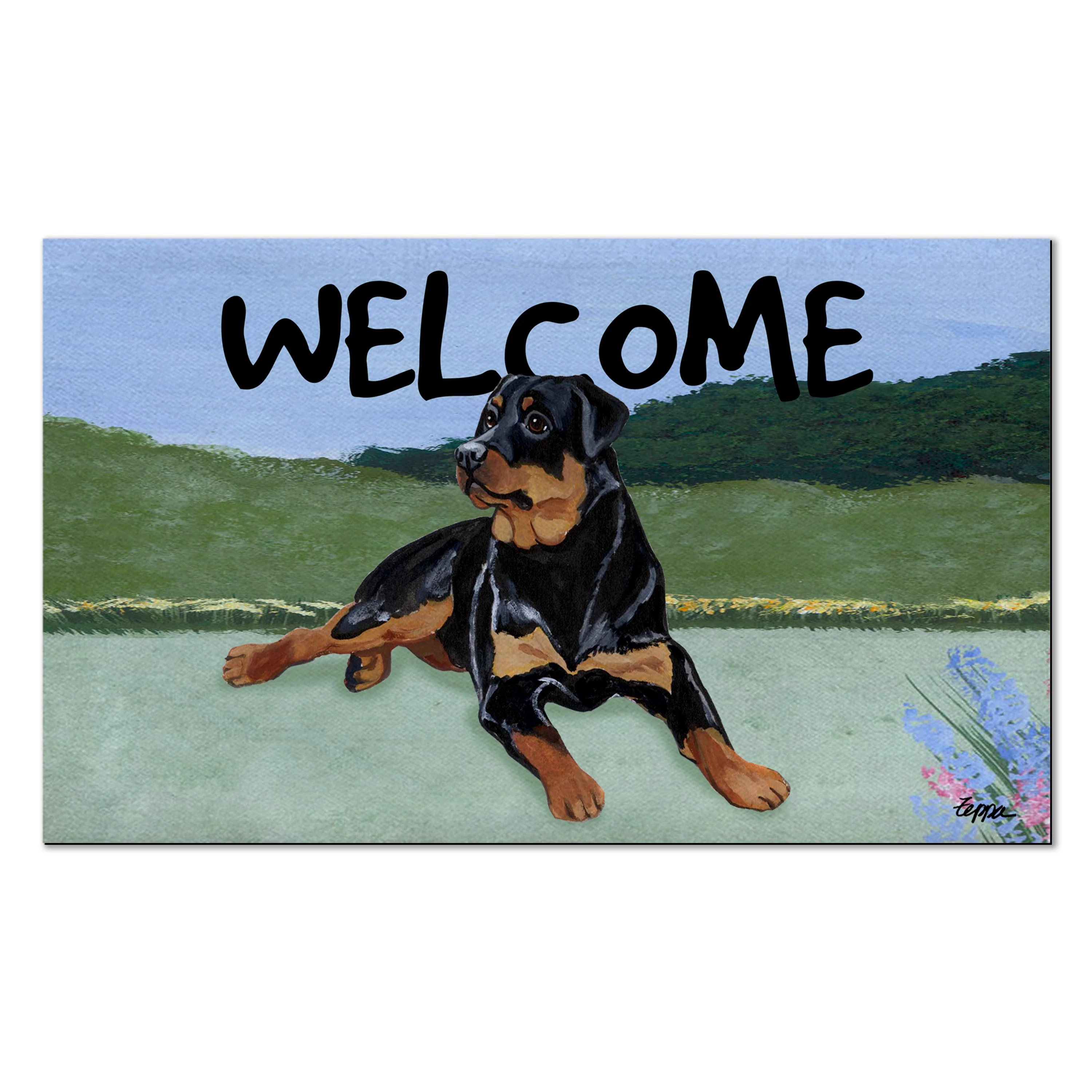 Rottweiler Welcome Mat - Image 3