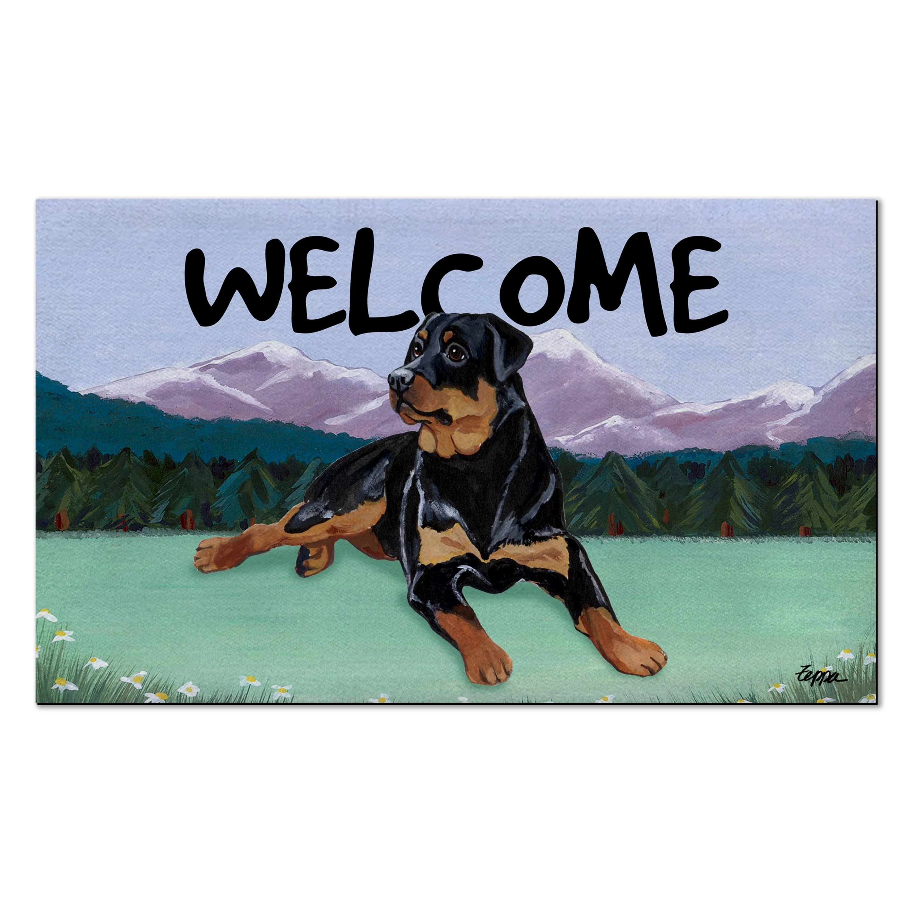 Rottweiler Welcome Mat - Image 4