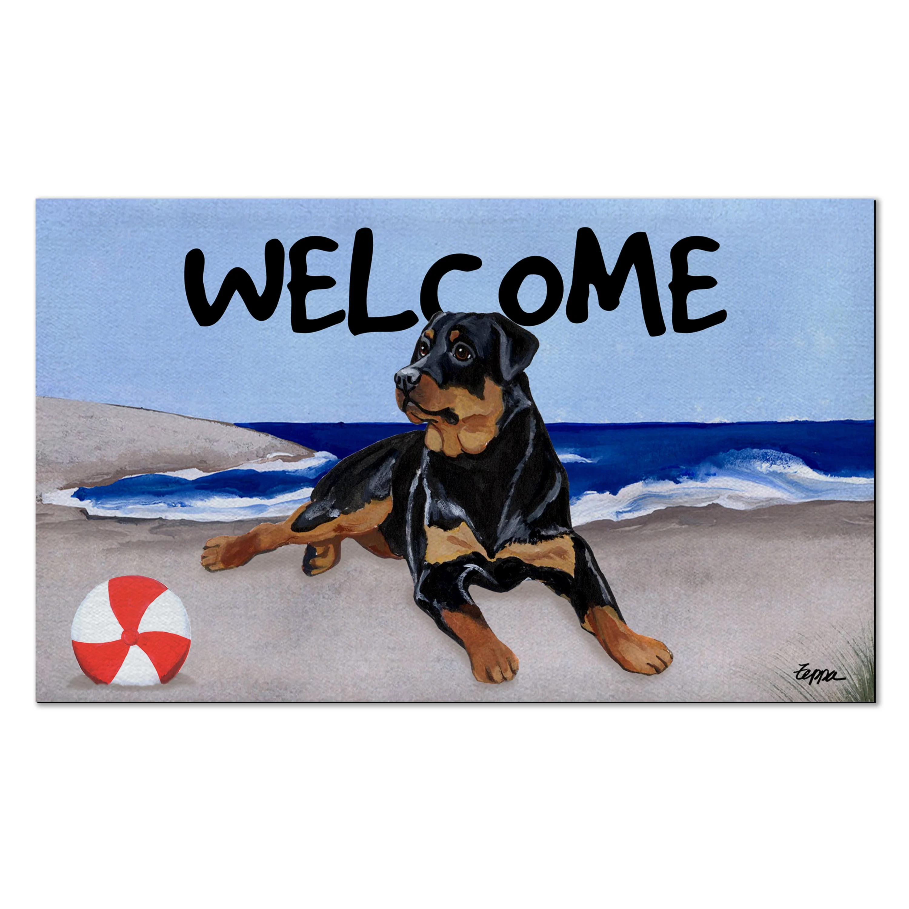 Rottweiler Welcome Mat - Image 5