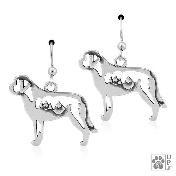 Saint Bernard w/Mountain, Body Earrings