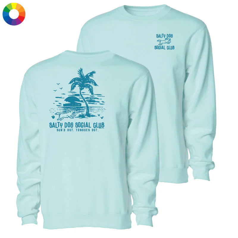 Salty Dog Social Club - Crewneck Sweatshirt