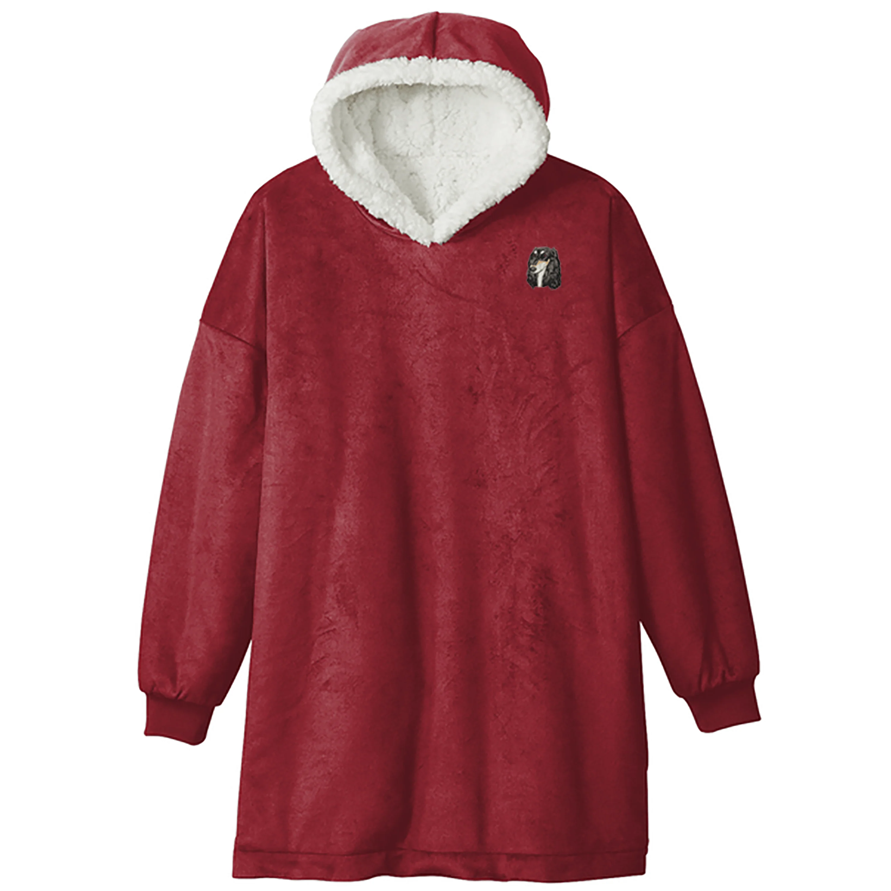 Saluki Embroidered Wearable Blanket
