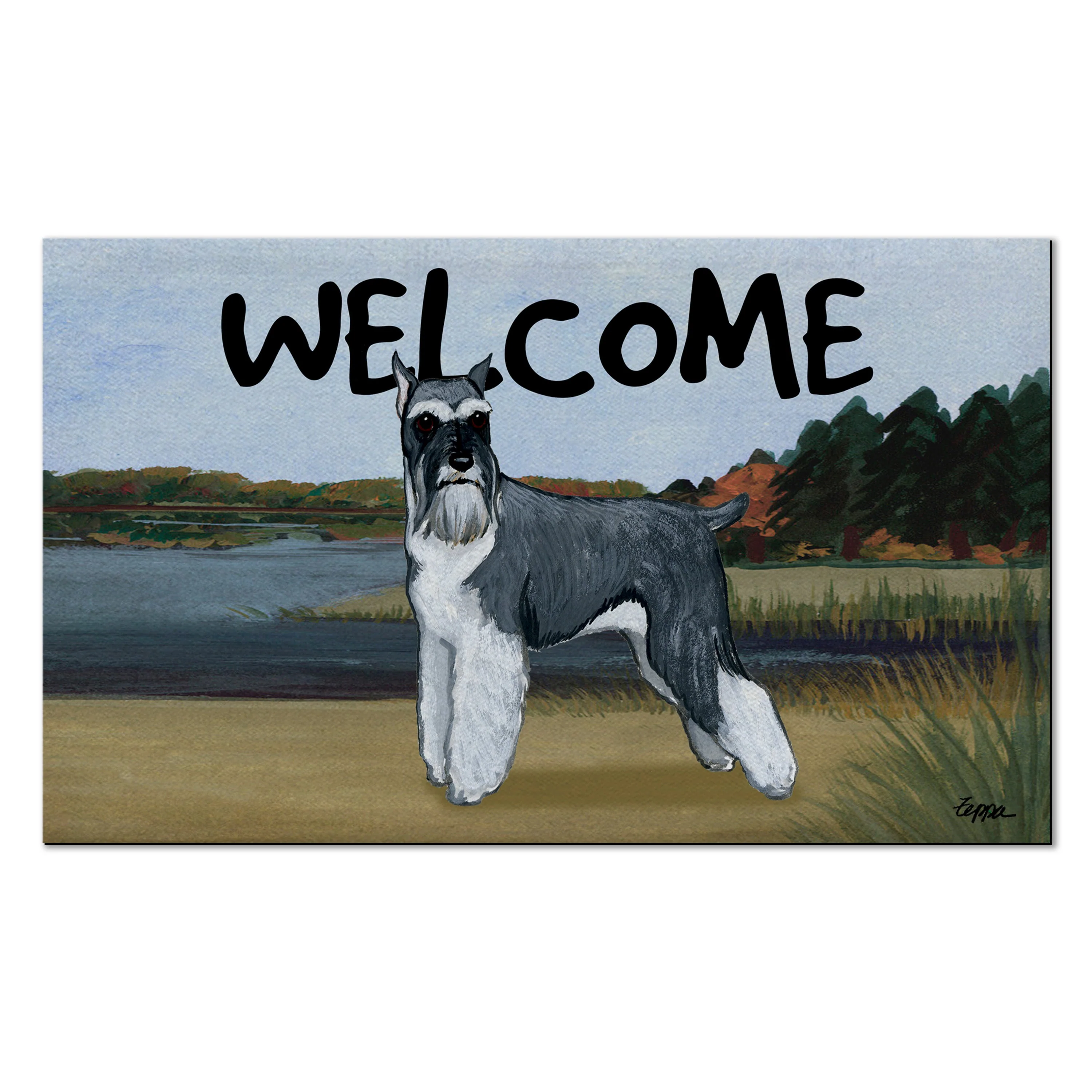Schnauzer Welcome Mat - Image 10