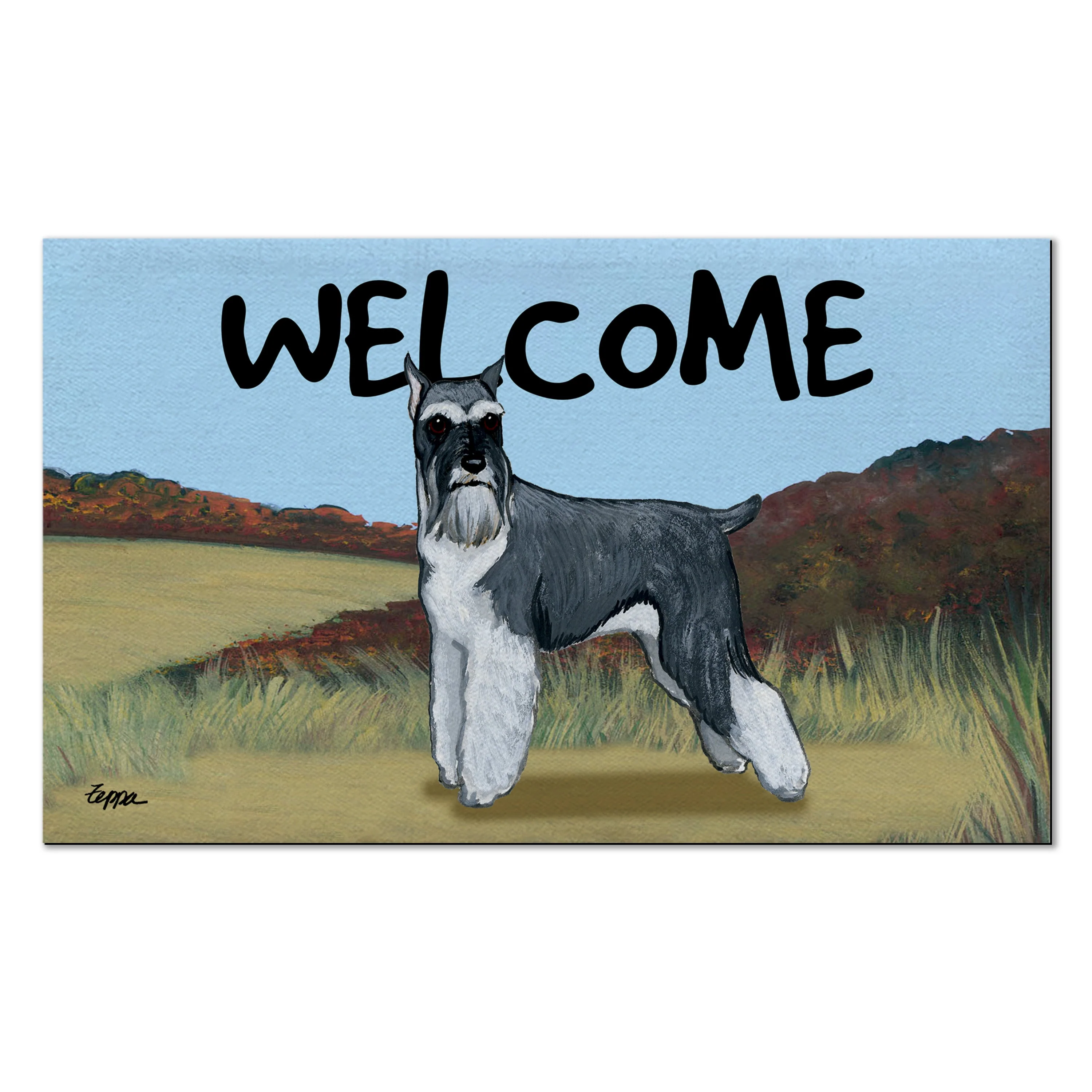 Schnauzer Welcome Mat - Image 11