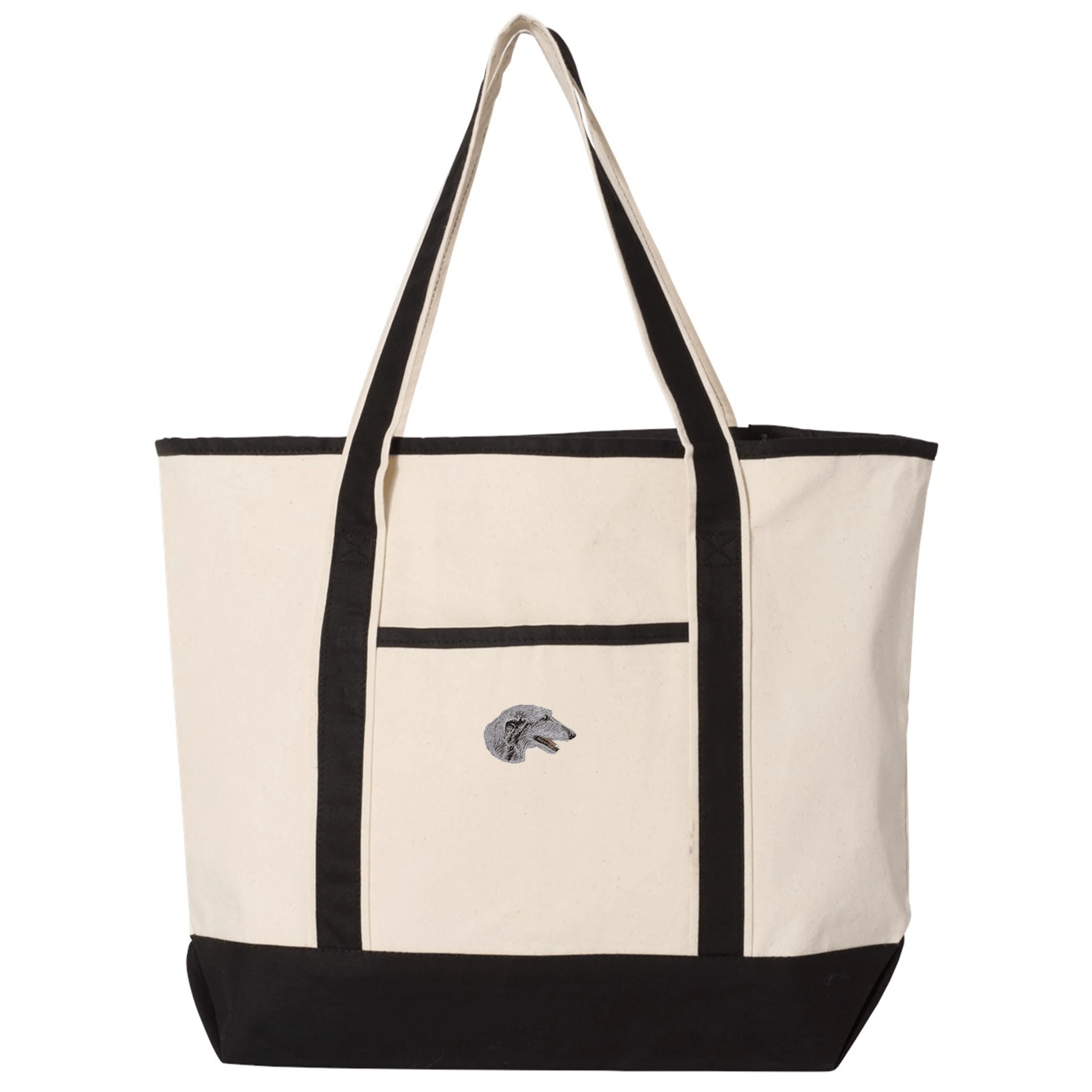 Scottish Deerhound Embroidered Tote