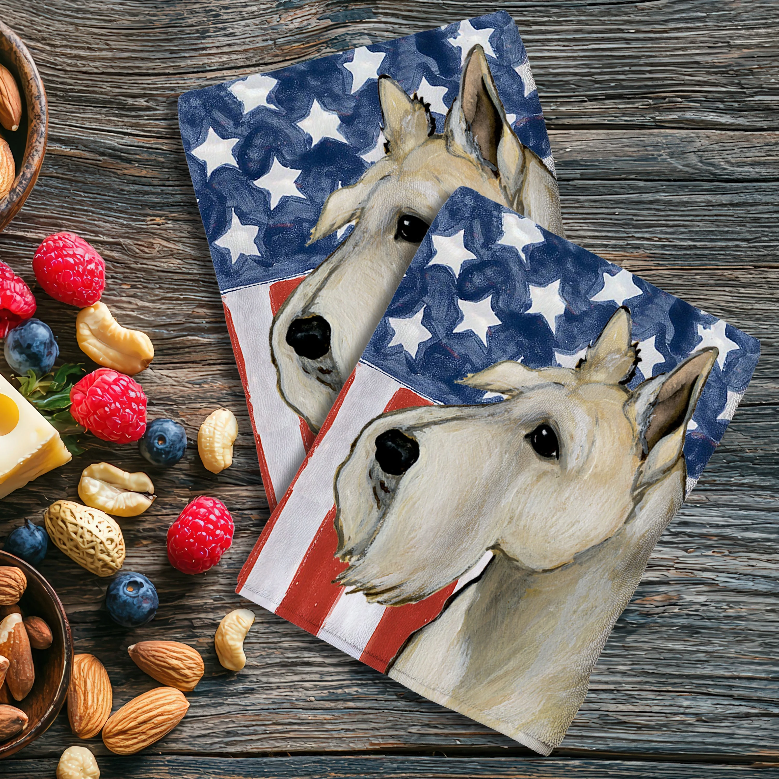 Scottish Terrier Americana Kitchen Towel Set - Image 2