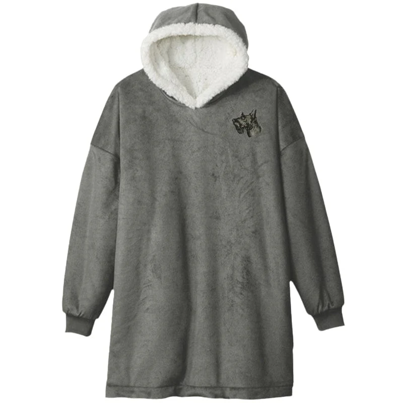 Scottish Terrier Embroidered Wearable Blanket - Image 3