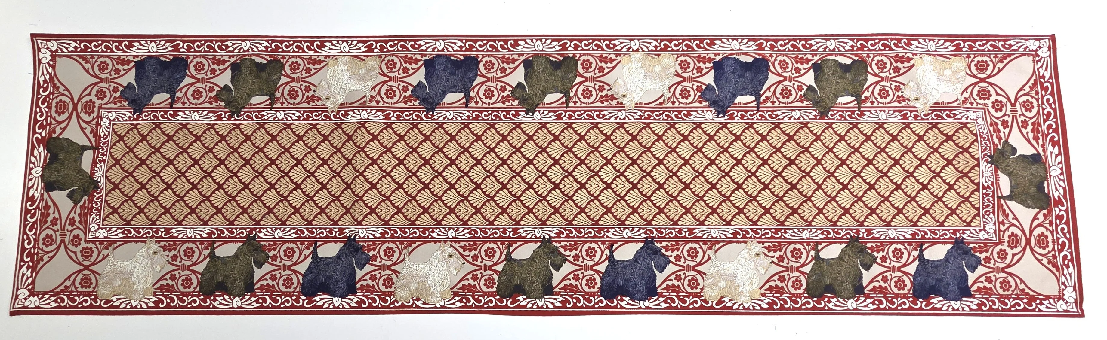 Scottish Terrier Table Runner