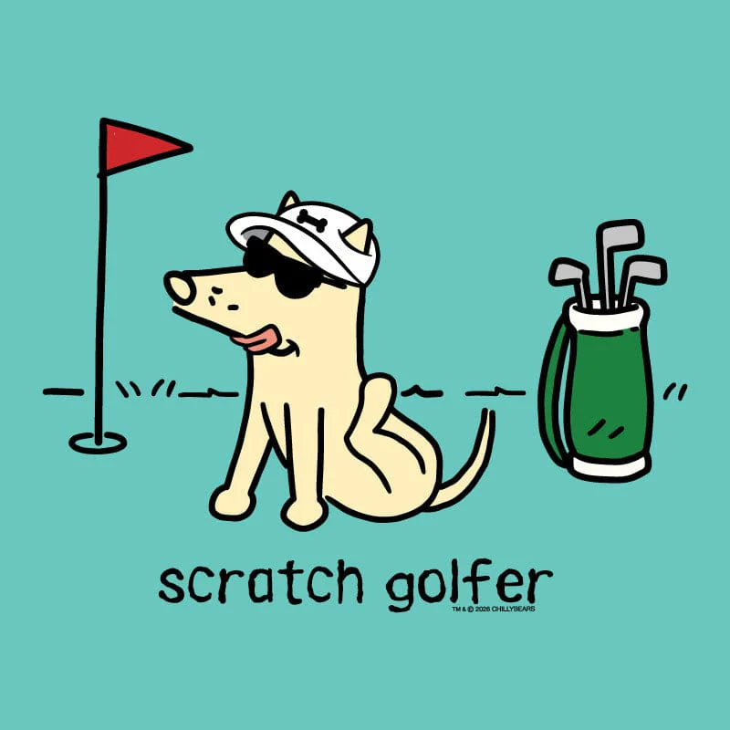 Scratch Golfer - Ladies T-Shirt V-Neck - Image 4