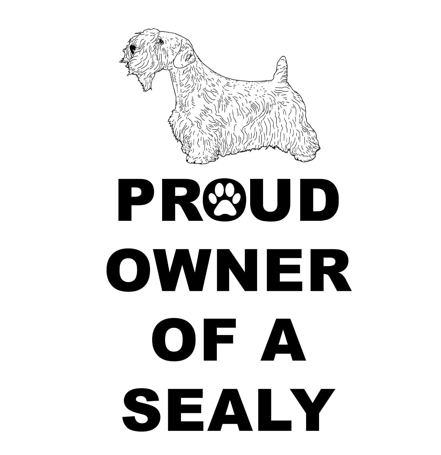Sealyham Terrier Proud Owner - Adult Unisex T-Shirt - Image 2