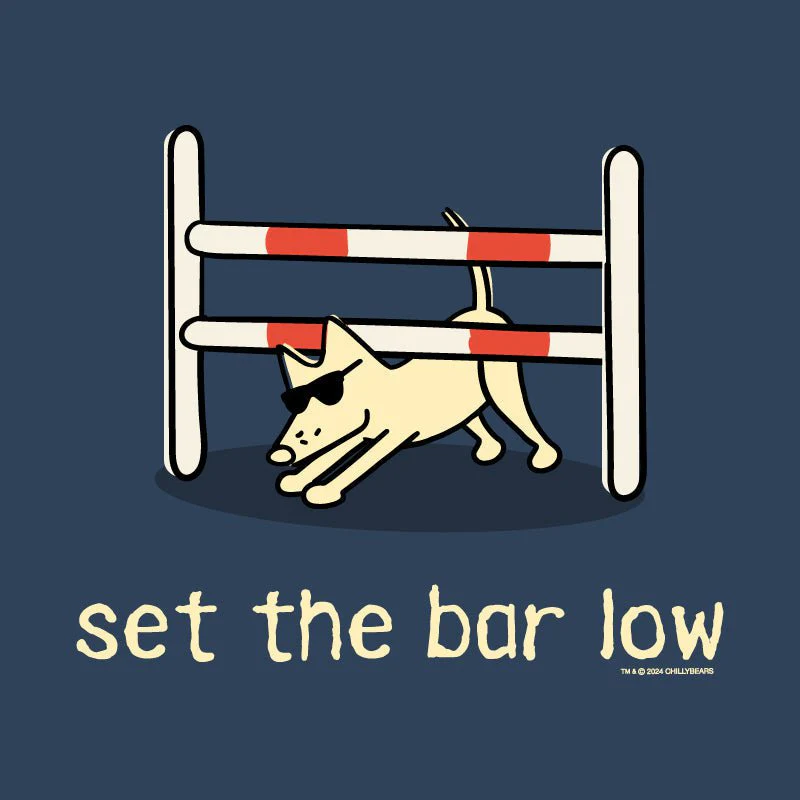 Set The Bar Low - Ladies T-Shirt V-Neck - Image 2