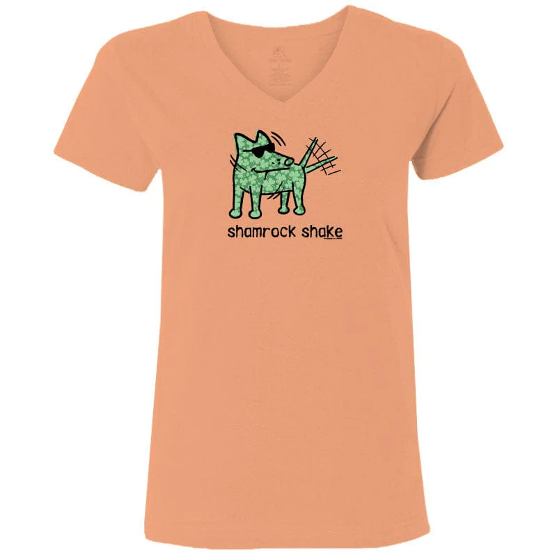 Shamrock Shake - Ladies T-Shirt V-Neck