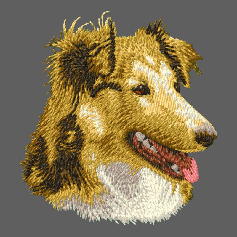 Shetland Sheepdog Embroidered Women's Fleece Jacket - Image 2