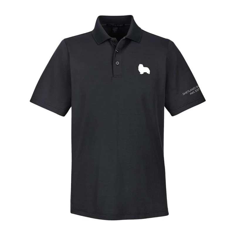 Shetland Sheepdog Embroidered AKC Men's Polo - Image 4