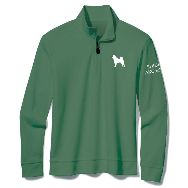 Shiba Inu Embroidered AKC Quarter Zip