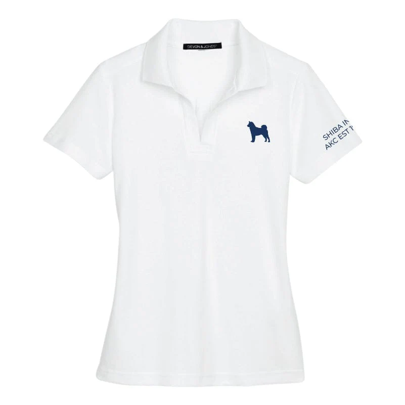 Shiba Inu Embroidered AKC Women's Polo - Image 7