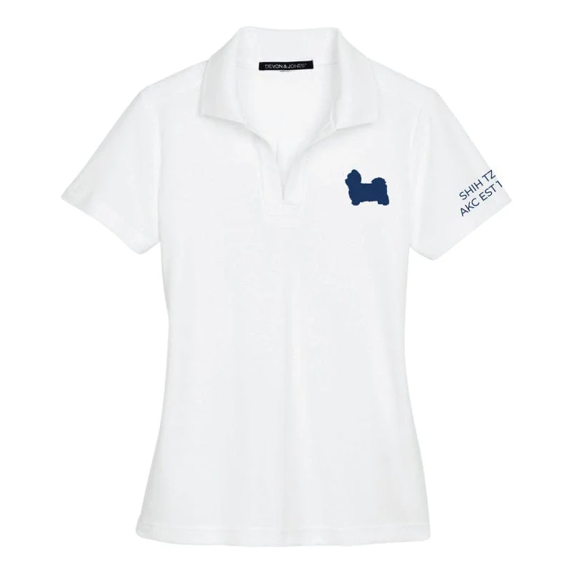 Shih Tzu  Embroidered AKC Women's Polo - Image 9
