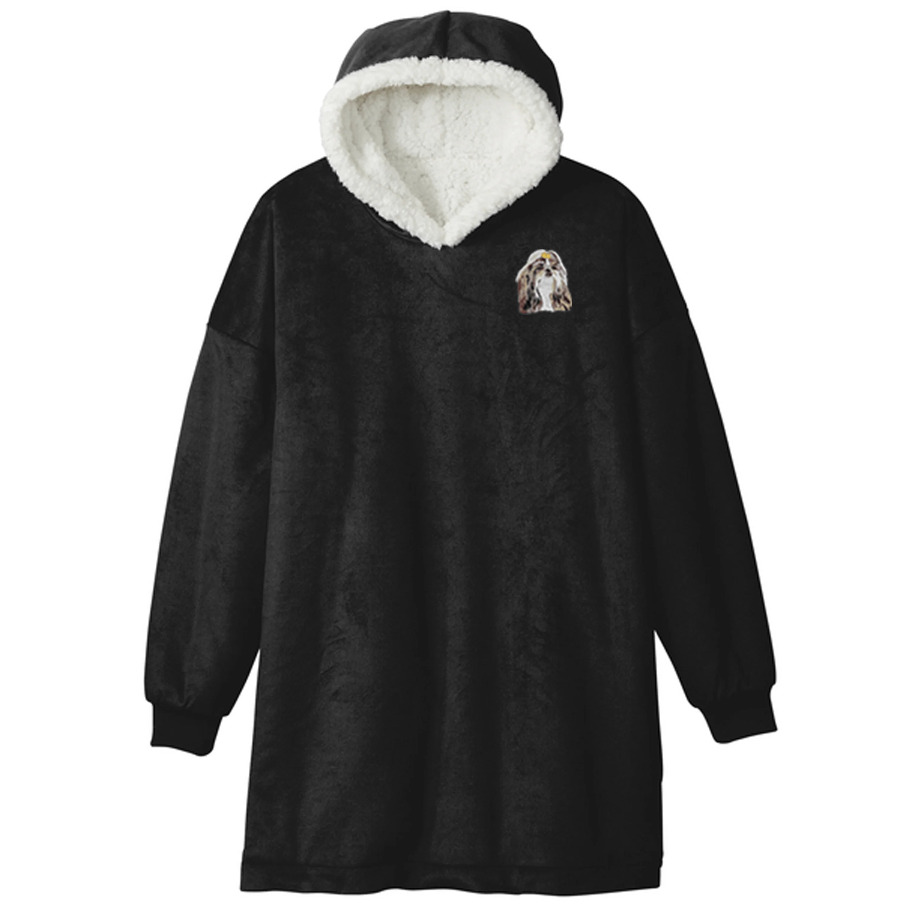 Shih Tzu Embroidered Wearable Blanket