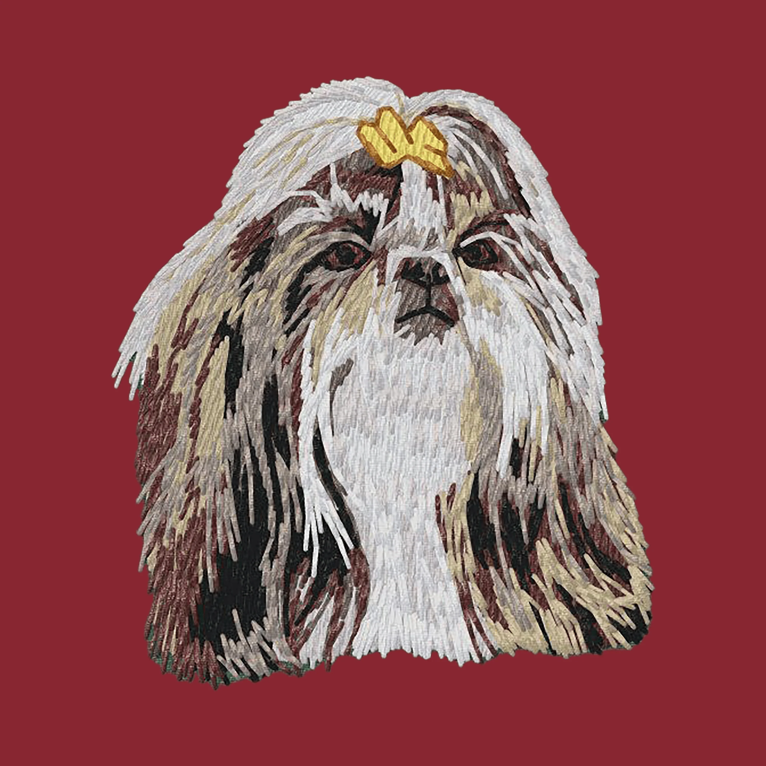 Shih Tzu Embroidered Wearable Blanket - Image 8