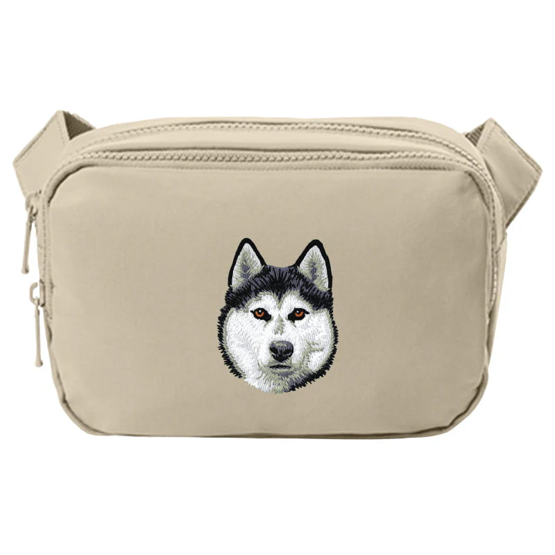 Siberian Husky Embroidered Crossbody Bag - Image 3