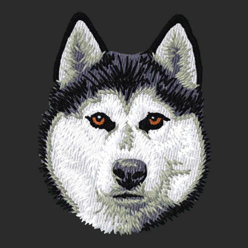 Siberian Husky Embroidered Wearable Blanket - Image 8