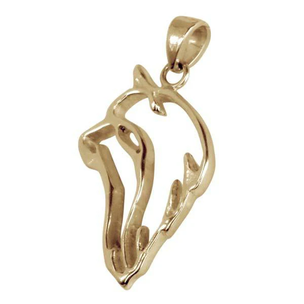 Silky Terrier  14K Gold Cut Out Pendant - Image 3