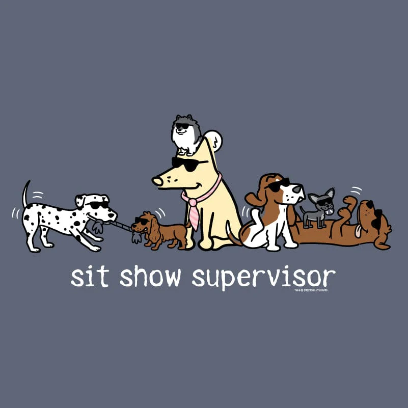 Sit Show Supervisor - Classic Long-Sleeve T-Shirt - Image 2