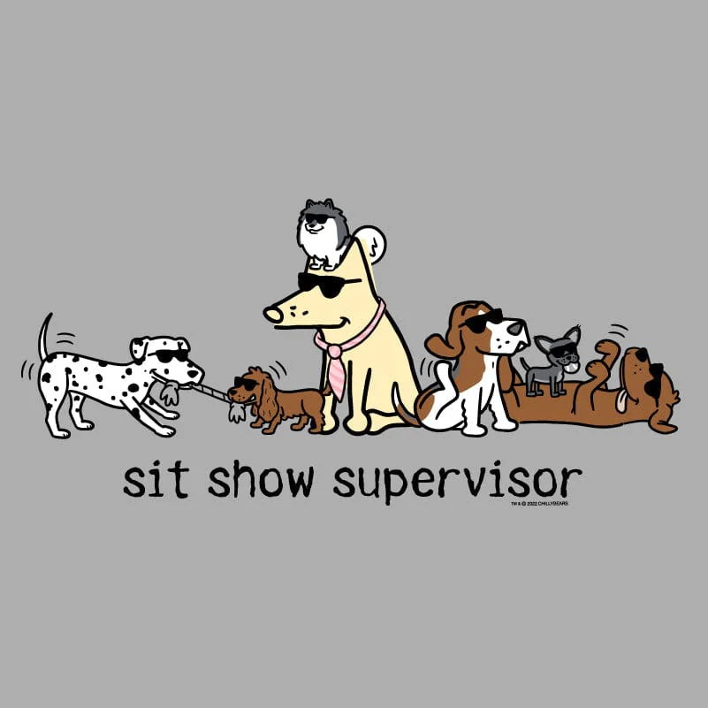 Sit Show Supervisor -  Lightweight Short Sleeve T-Shirt - Image 2