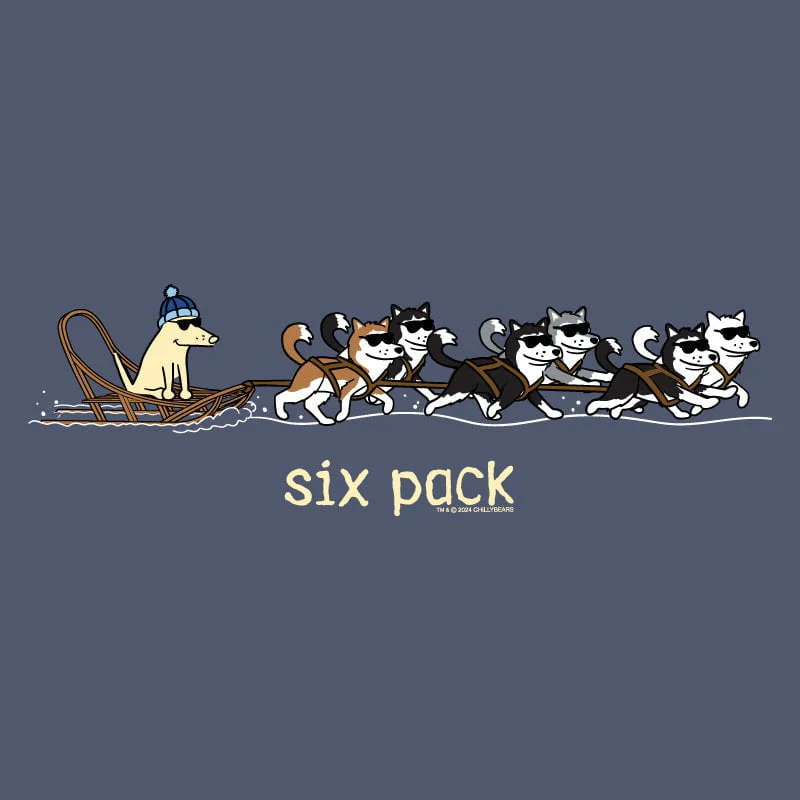 Six Pack - Ladies Curvy V-Neck Tee - Image 2