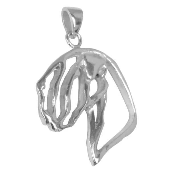 Soft Coated Wheaten Terrier  Sterling Silver Cut Out Pendants - Image 2