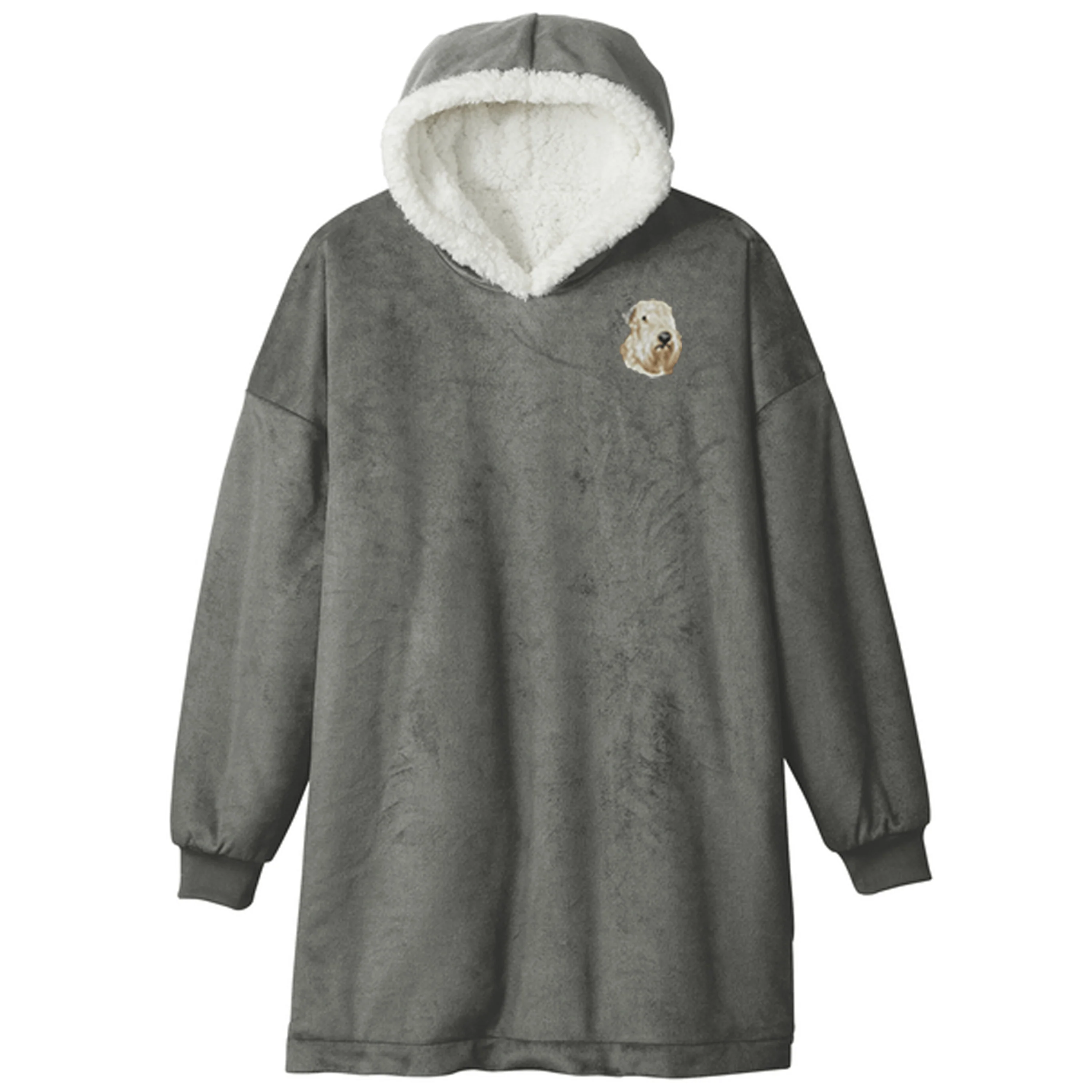 Soft Coated Wheaten Terrier Embroidered Wearable Blanket - Image 5