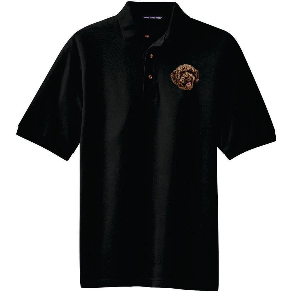 Spanish Water Dog Embroidered Polo Shirt - Image 2