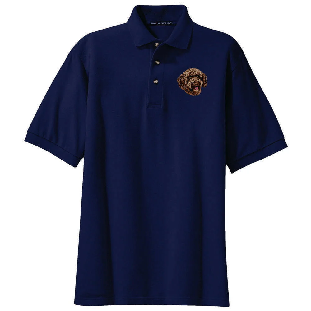 Spanish Water Dog Embroidered Polo Shirt - Image 3