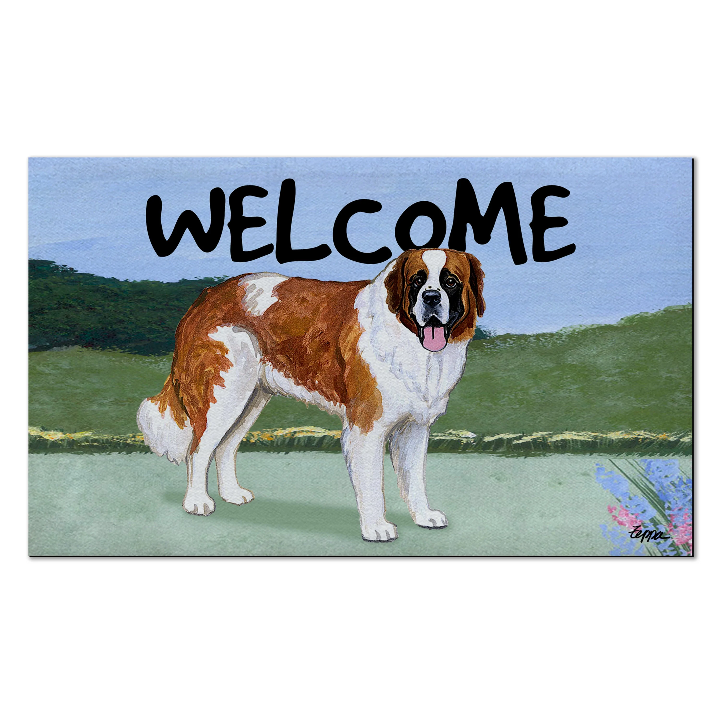 Saint Bernard Welcome Mat - Image 2