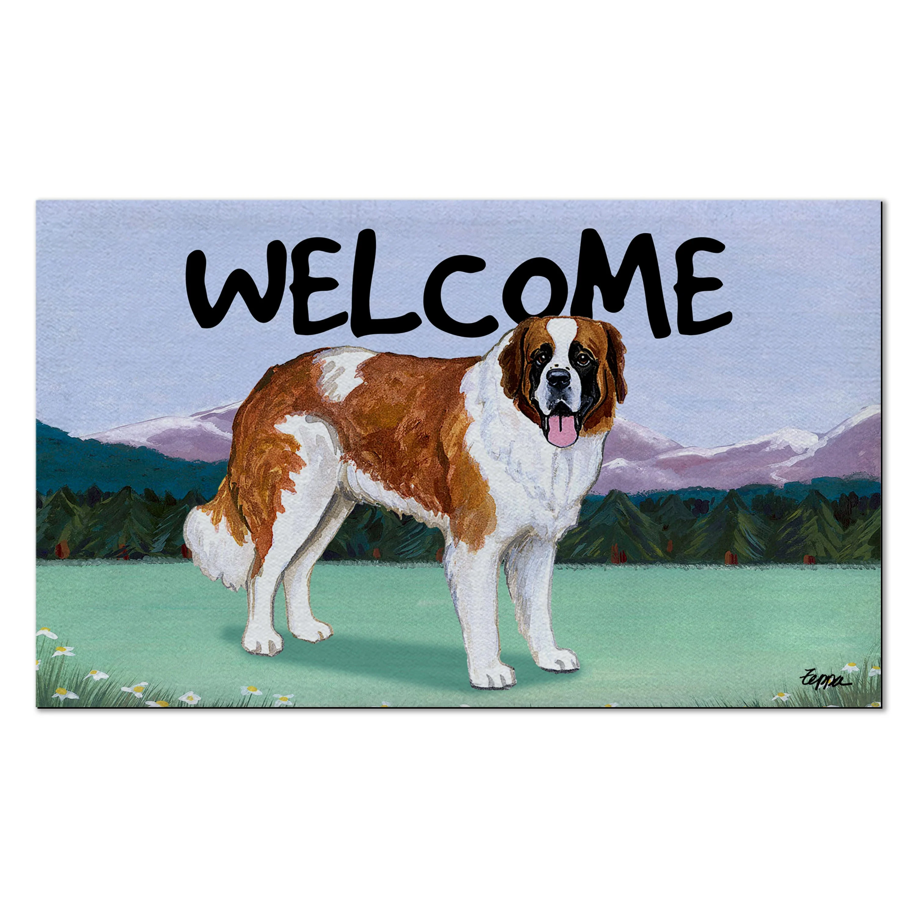 Saint Bernard Welcome Mat - Image 3