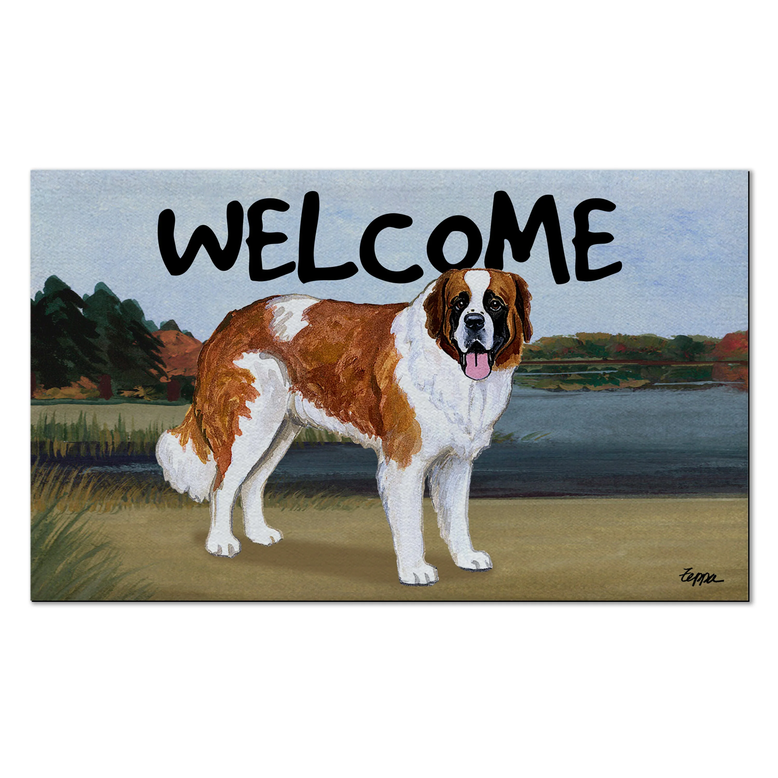 Saint Bernard Welcome Mat - Image 4