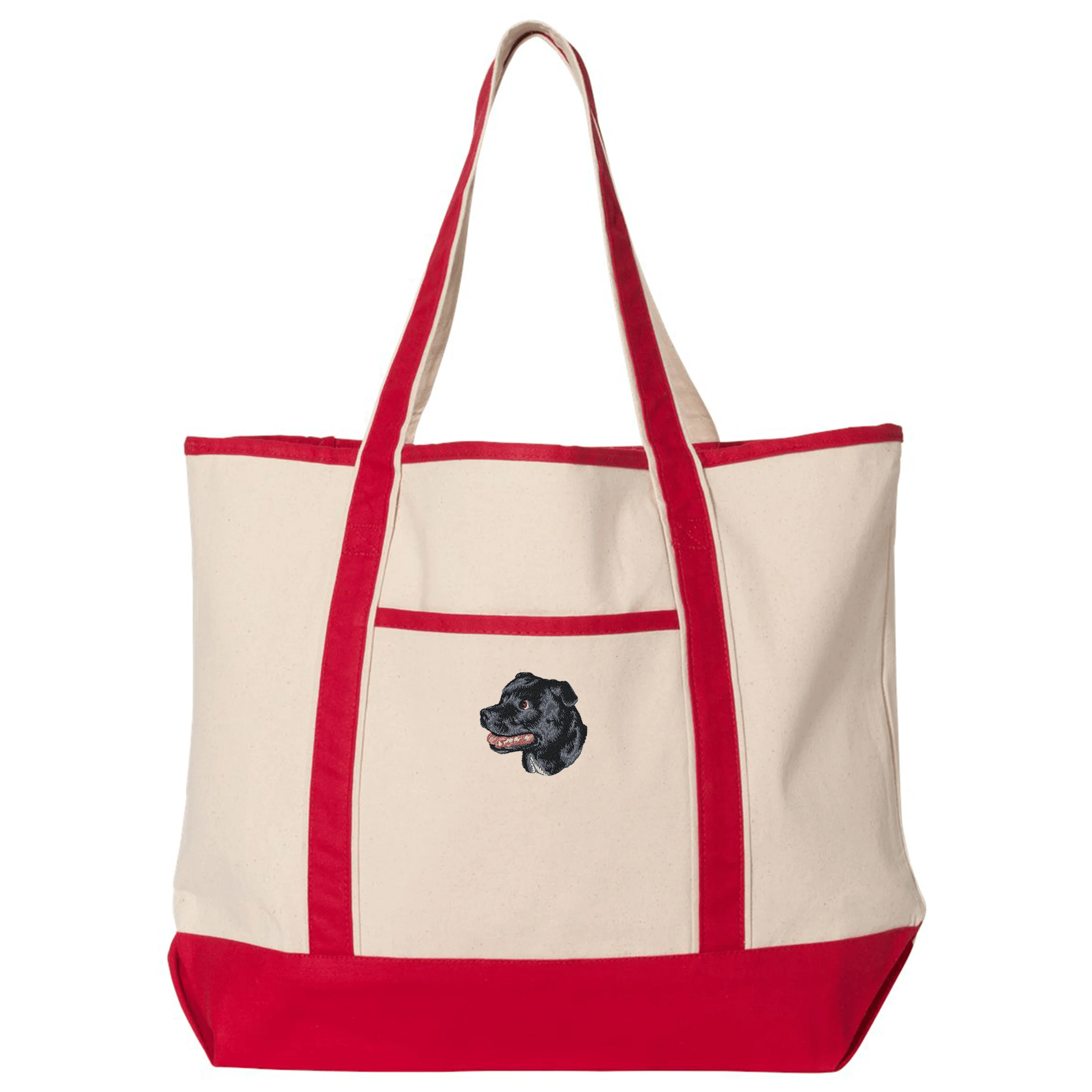 Staffordshire Bull Terrier Embroidered Tote - Image 3