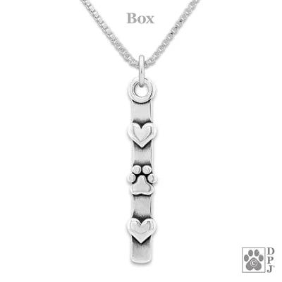 Sterling Silver For The Love of Paws Pendant - Image 4