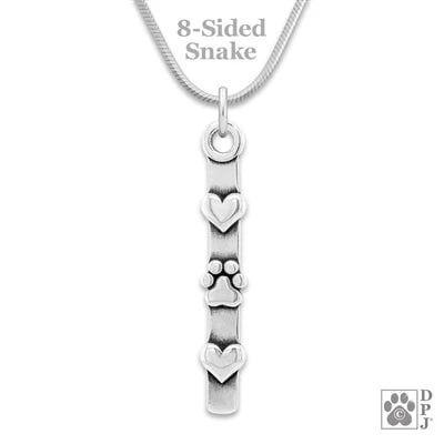 Sterling Silver For The Love of Paws Pendant - Image 5