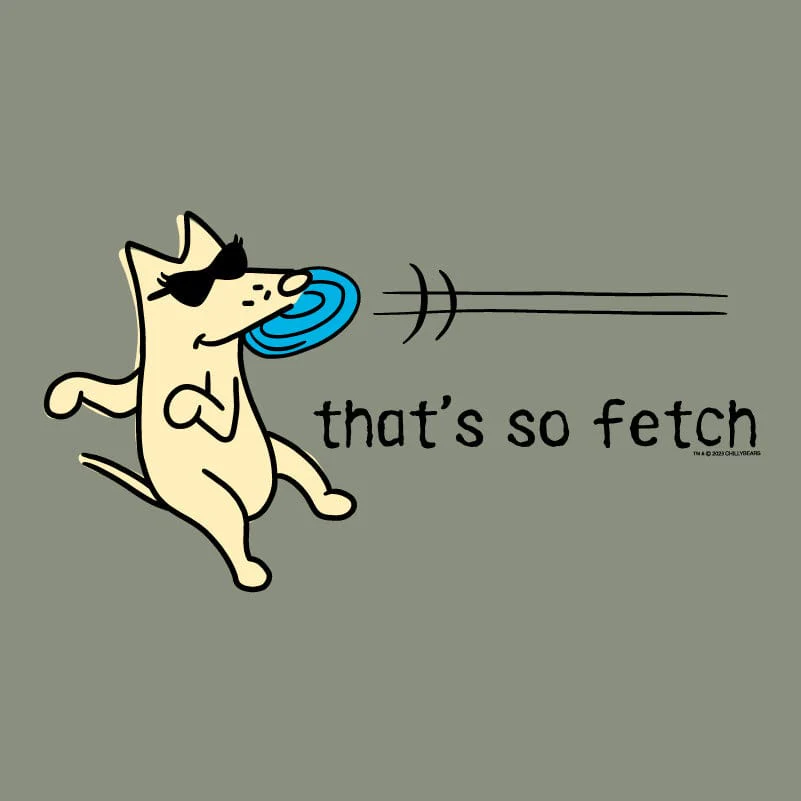That's So Fetch - Ladies Curvy V-Neck Tee - Image 2