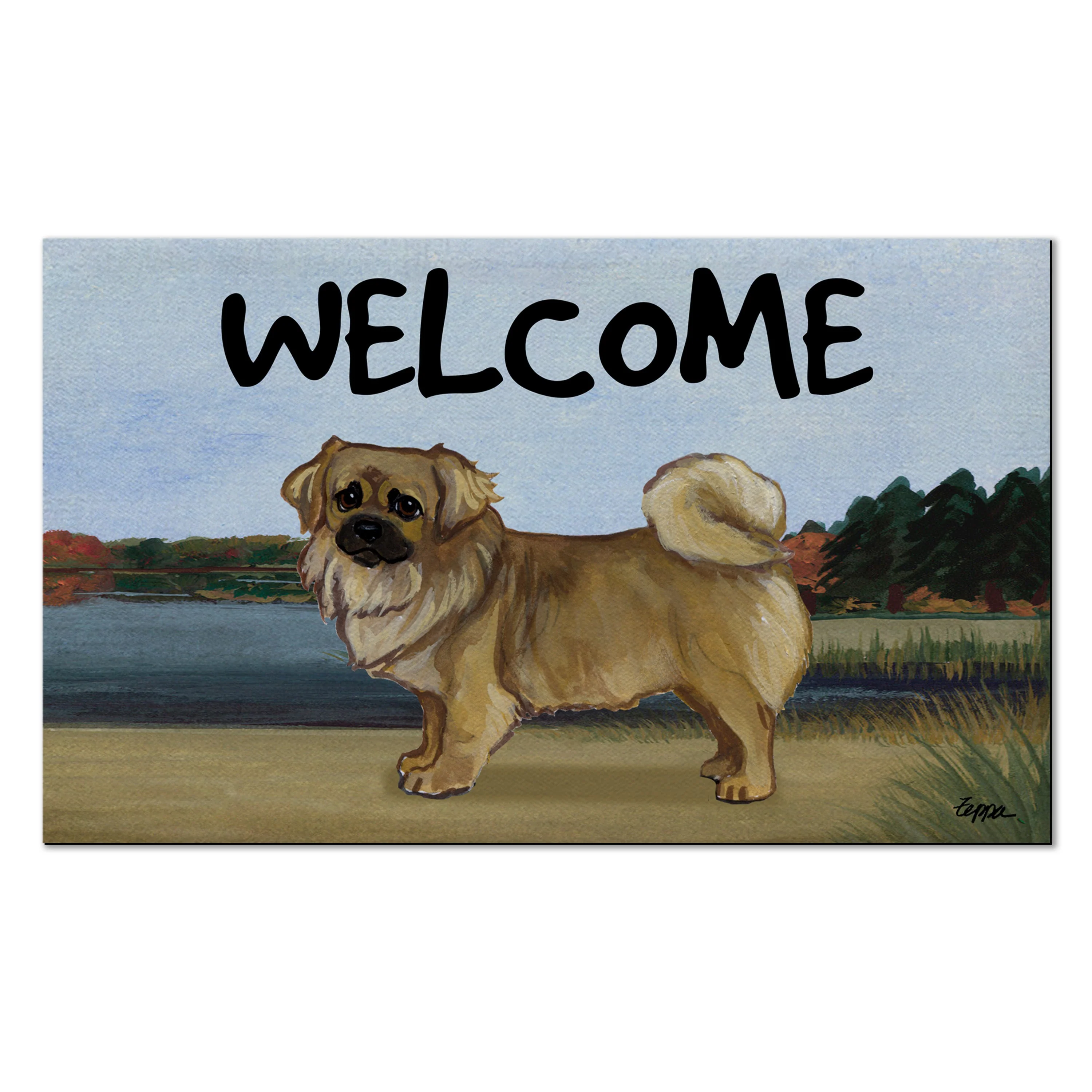 Tibetan Spaniel Welcome Mat - Image 5