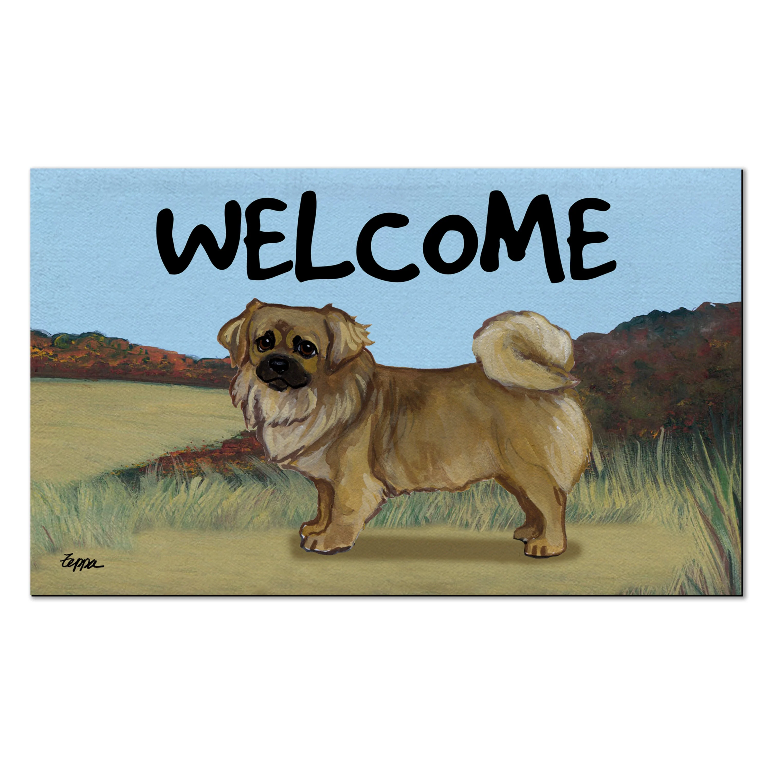 Tibetan Spaniel Welcome Mat - Image 6