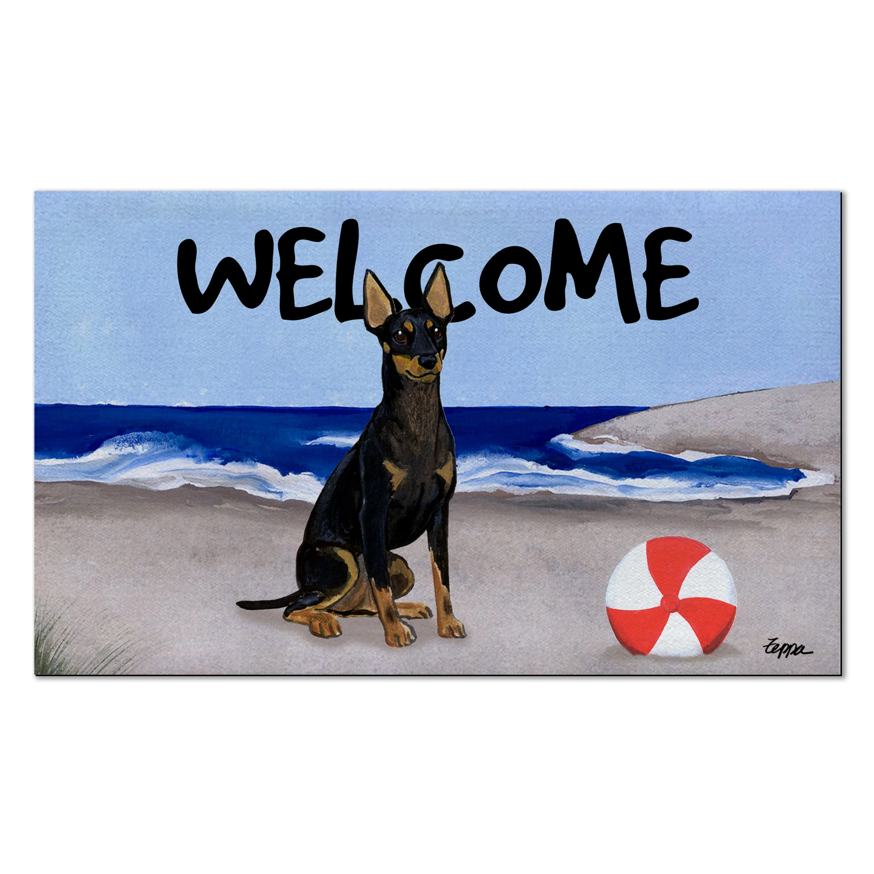 Toy Manchester Terrier Welcome Mat - Image 6