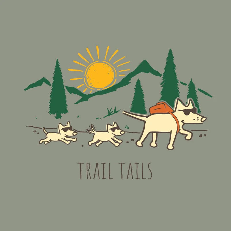 Trail Tails - Ladies Curvy V-Neck Tee - Image 2