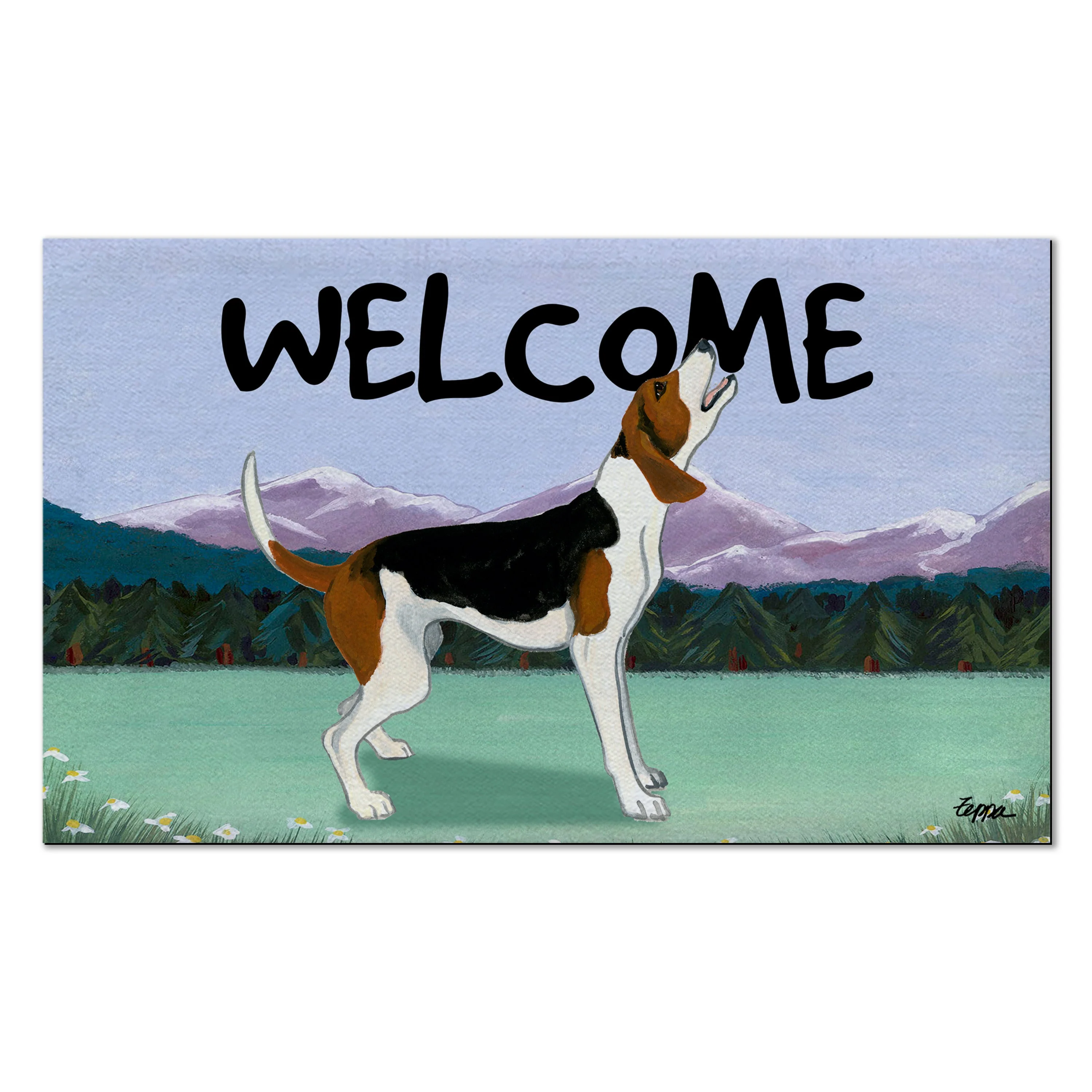 Treeing Walker Coonhound Welcome Mat - Image 3