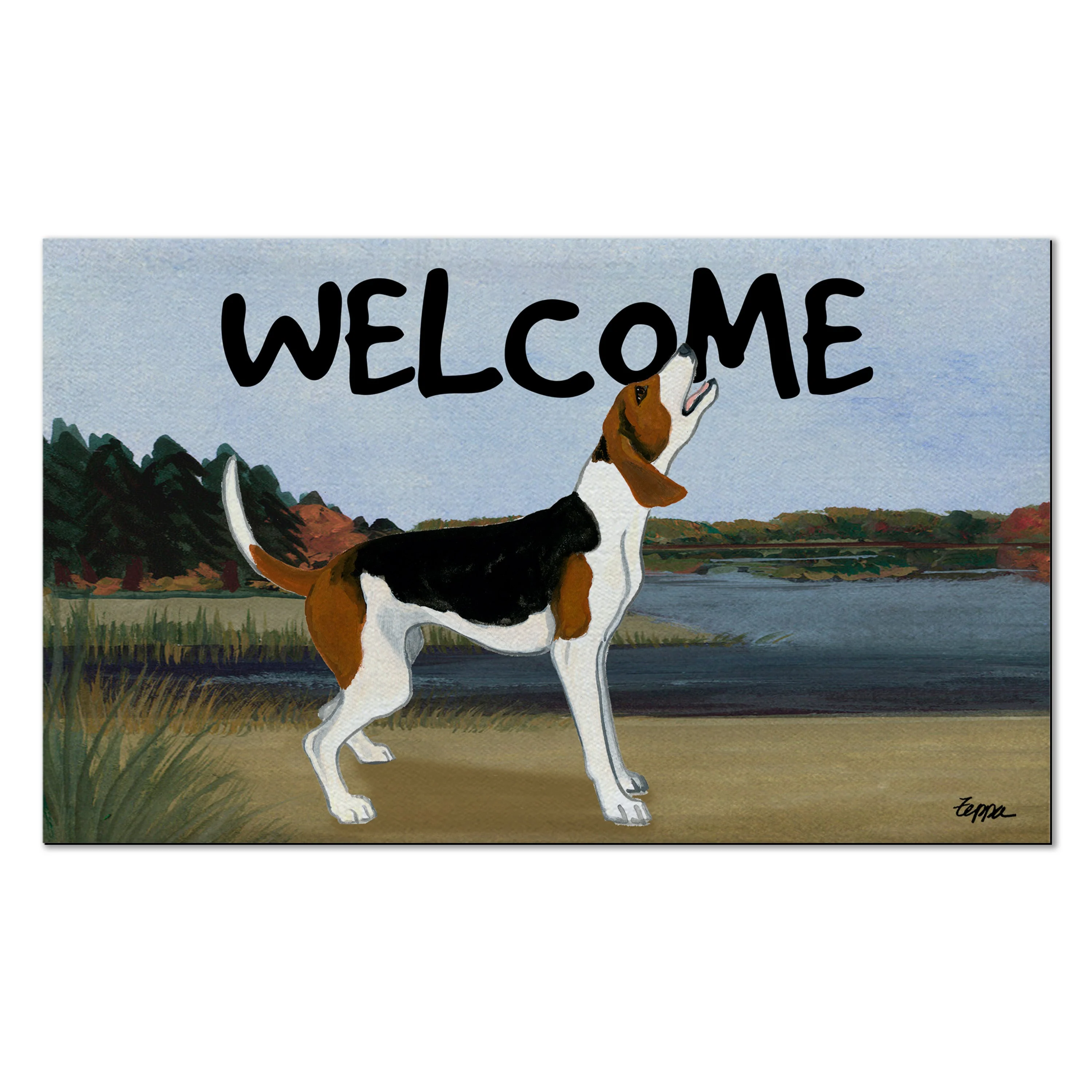 Treeing Walker Coonhound Welcome Mat - Image 4