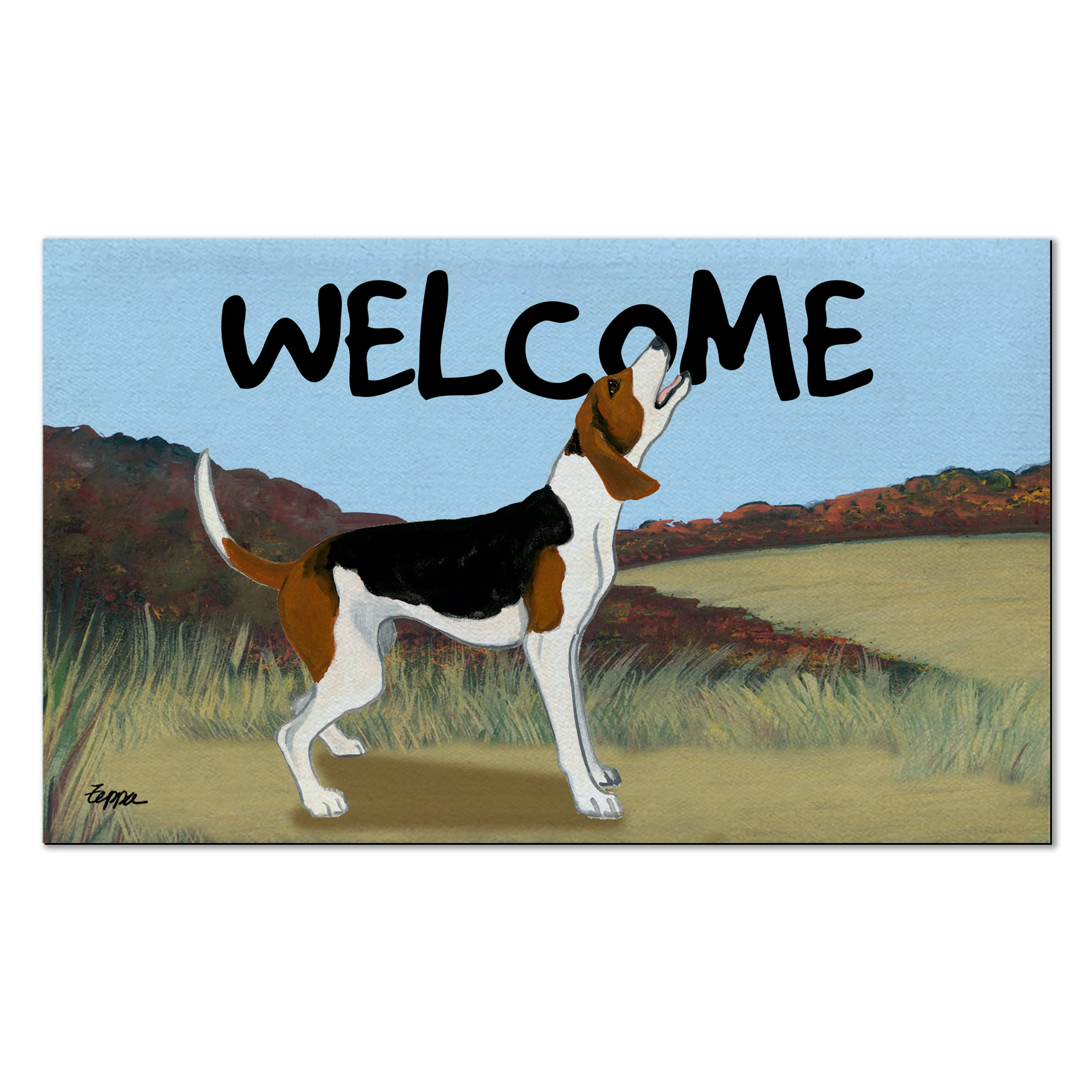 Treeing Walker Coonhound Welcome Mat - Image 5