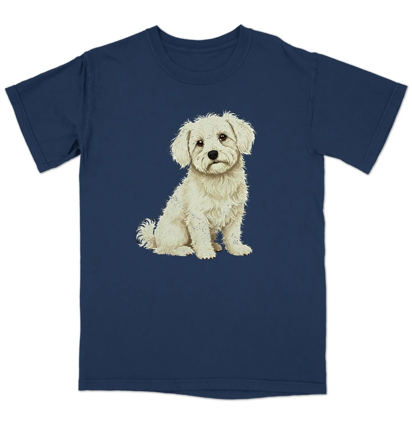 Watercolor Maltese Adult Unisex T-Shirt
