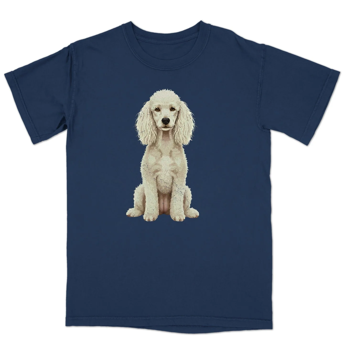 Watercolor Standard Poodle Adult Unisex T-Shirt