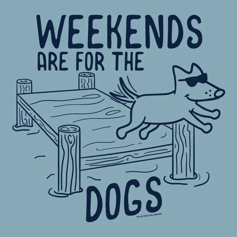 Weekends are for the Dogs  - Classic Long-Sleeve T-Shirt - Image 4